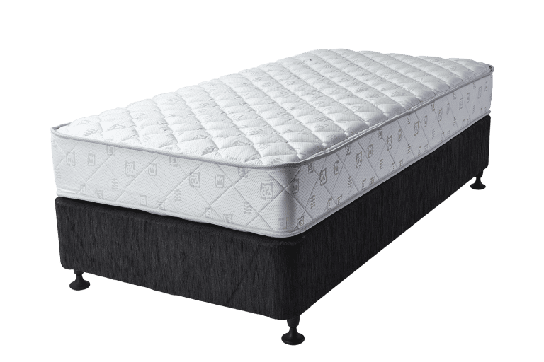 blue thin compressable firm mattress