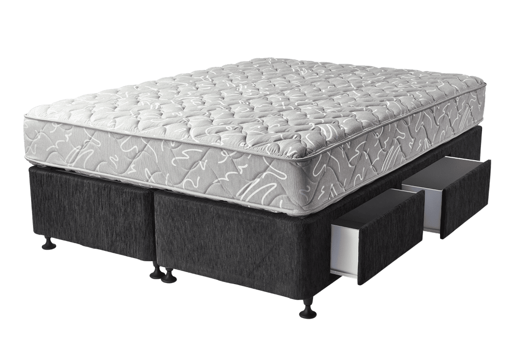 Bed base with Storage Drawers Makin Mattresses