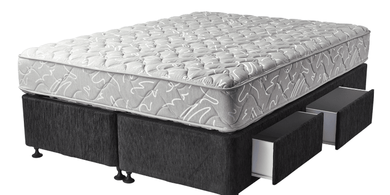 Makin mattresses ensemble base with drawers storage